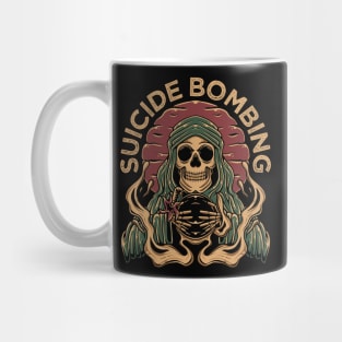 Scary Skull Suicide Bombing Mug